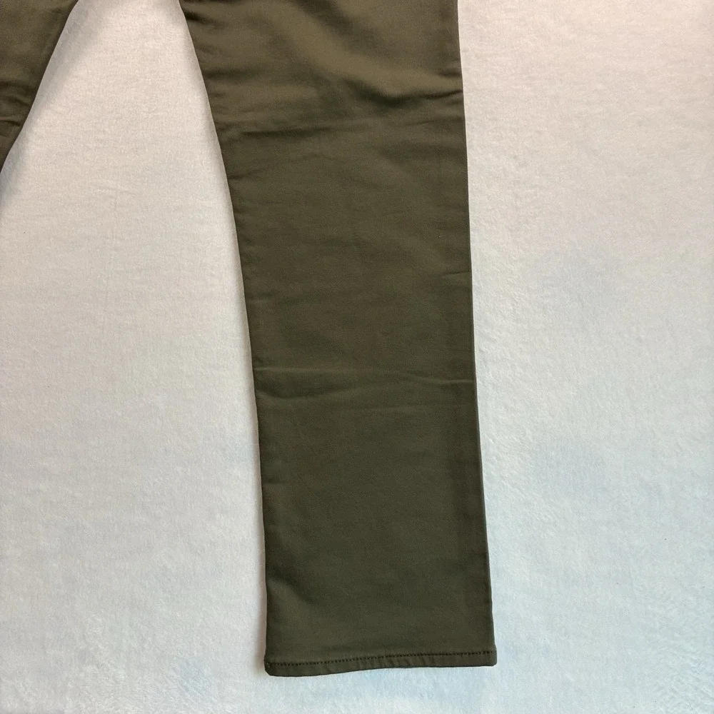 Banana Republic Men Travel Jeans 32X30 Olive Green Chino Slim Fit Stretch Casual